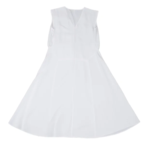 Yohji Yamamoto FEMME Rayon V-neck Sleeveless Dress K-168586_012