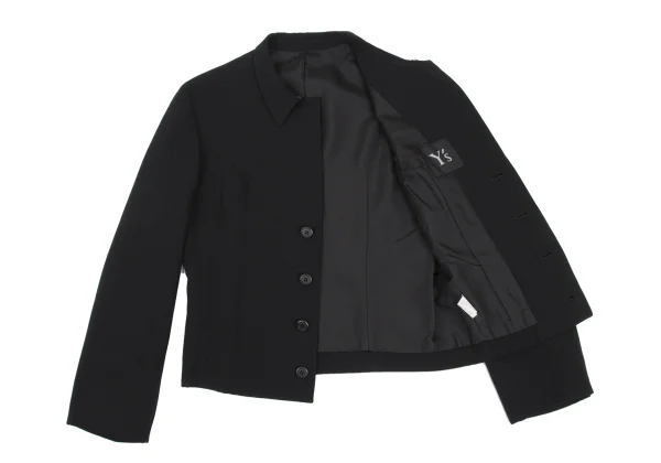 Y's Wool Concealed Button Jacket K-168588_010