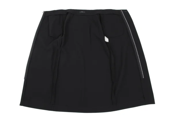 Y's Wool Concealed Button Jacket & Concealed Zip Skirt K-168590_015