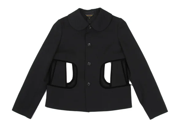COMME des GARCONS Wool Gaba Cutting Jacket K-168592_002