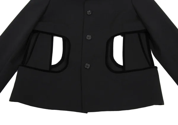 COMME des GARCONS Wool Gaba Cutting Jacket K-168592_008