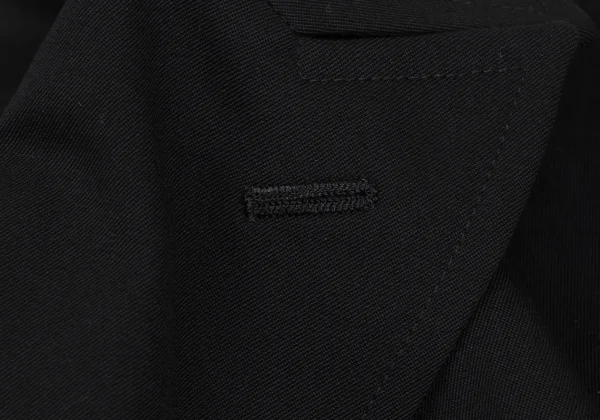 COMME des GARCONS Wool Gaba Hem Belted Jacket K-168593_004