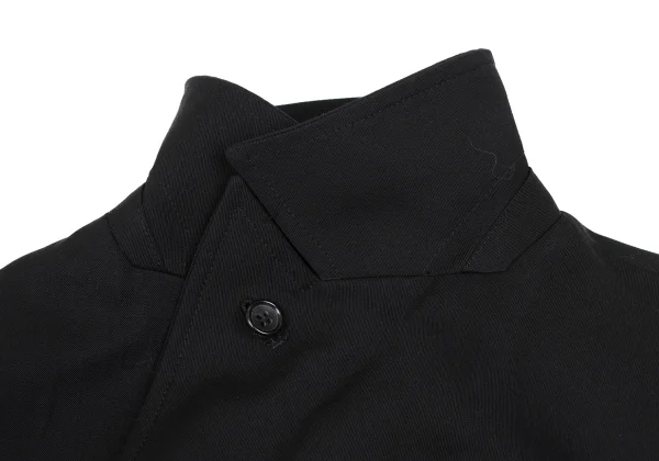 COMME des GARCONS Wool Gaba Hem Belted Jacket K-168593_007