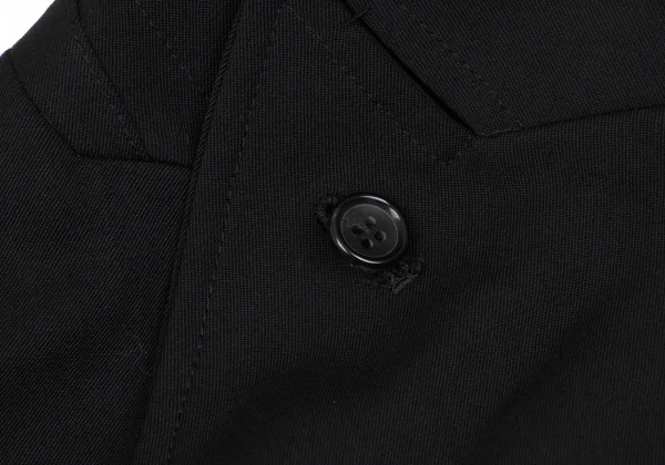 COMME des GARCONS Wool Gaba Hem Belted Jacket K-168593_008