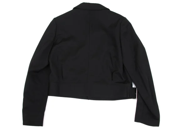 COMME des GARCONS Wool Gaba Hem Belted Jacket K-168593_015