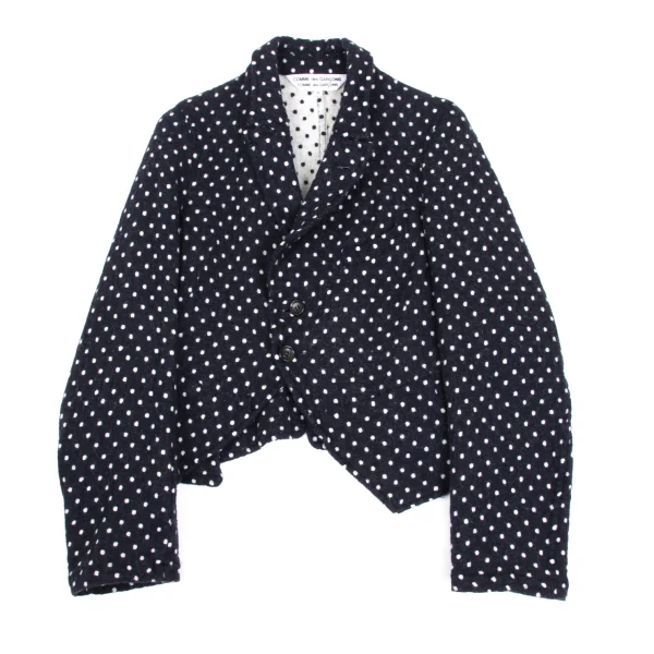 COMME des GARCONS Wool Fulling Dot Jacket K-168594_002