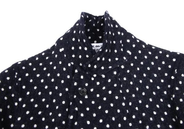 COMME des GARCONS Wool Fulling Dot Jacket K-168594_005