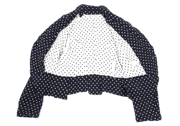 COMME des GARCONS Wool Fulling Dot Jacket K-168594_012