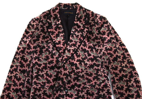 COMME des GARCONS Patterned Rope Piping Lapel Design Jacket K-168595_003