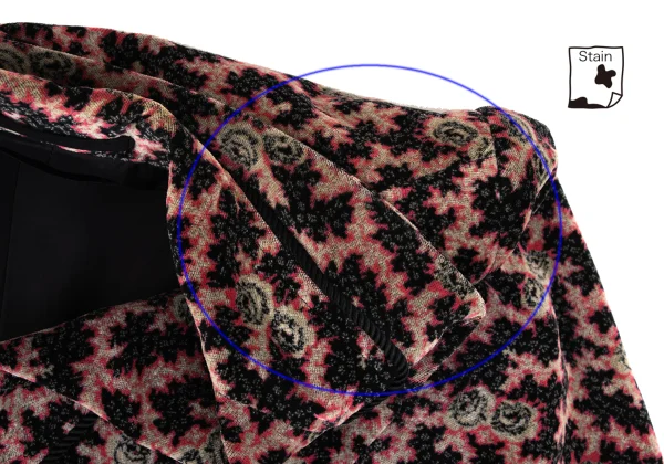 COMME des GARCONS Patterned Rope Piping Lapel Design Jacket K-168595_007