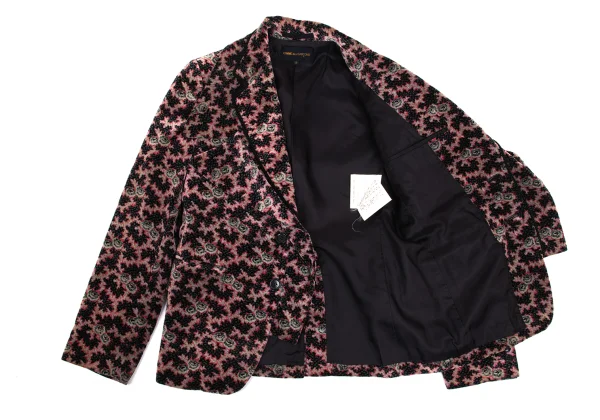 COMME des GARCONS Patterned Rope Piping Lapel Design Jacket K-168595_014