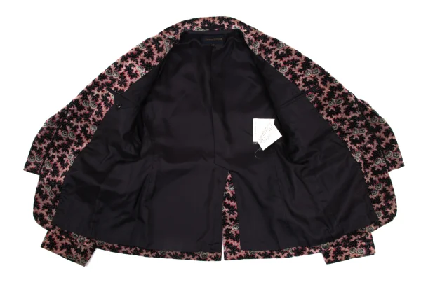 COMME des GARCONS Patterned Rope Piping Lapel Design Jacket K-168595_015