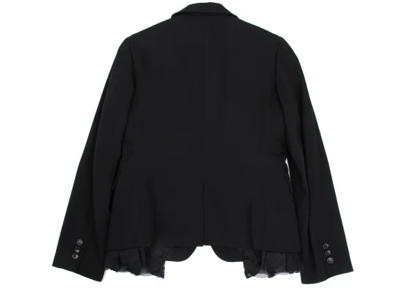 COMME des GARCONS Wool Gaba Frill Inside Jacket K-168596_015