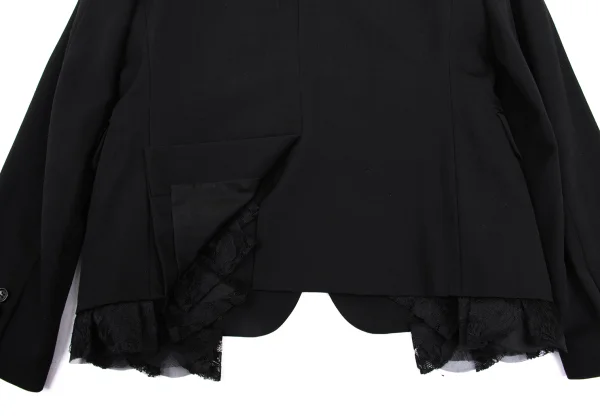 COMME des GARCONS Wool Gaba Frill Inside Jacket K-168596_016