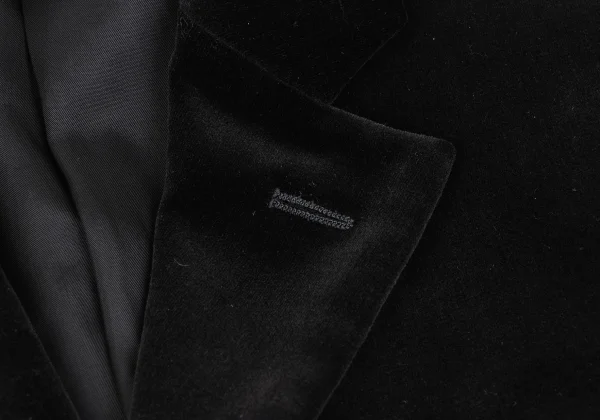 COMME des GARCONS Frill Decorated Velvet Jacket K-168597_005