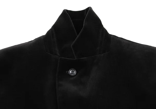 COMME des GARCONS Frill Decorated Velvet Jacket K-168597_006
