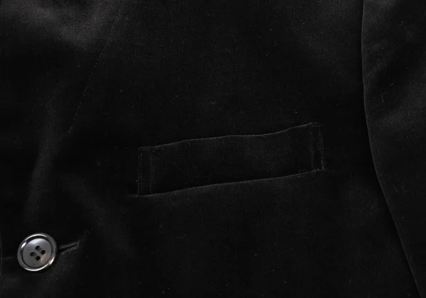 COMME des GARCONS Frill Decorated Velvet Jacket K-168597_008