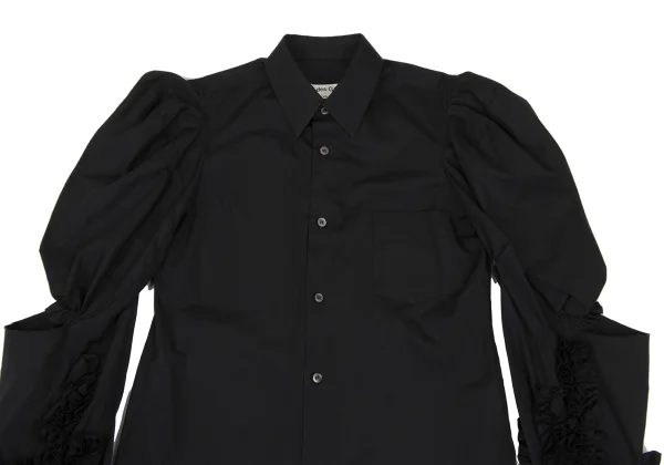 COMME des GARCONS Open Sleeves Cotton Frill Blouse K-168598_003