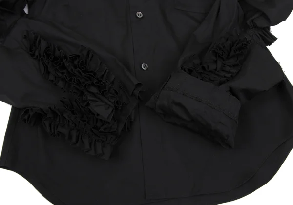 COMME des GARCONS Open Sleeves Cotton Frill Blouse K-168598_011