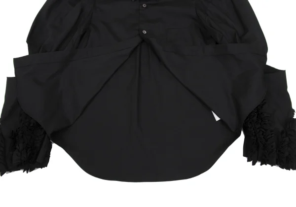 COMME des GARCONS Open Sleeves Cotton Frill Blouse K-168598_013