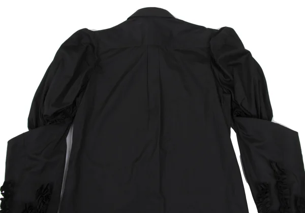 COMME des GARCONS Open Sleeves Cotton Frill Blouse K-168598_015