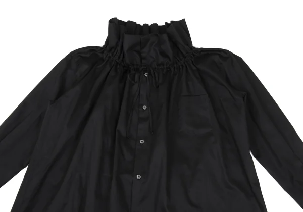 COMME des GARCONS Cotton Gather Neck Blouse K-168599_003