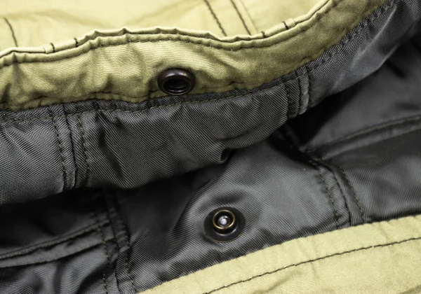 JUNYA WATANABE COMME des GARCONS Different Material Hooded Rib Knit Sweater K-168600_009