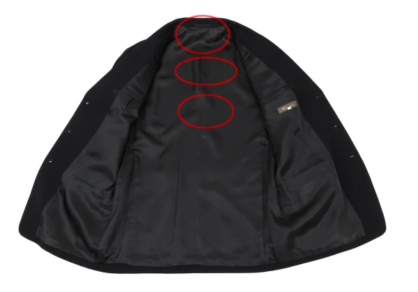 Y's for men Wool 3B Notch Lapel Jacket K-168602_012