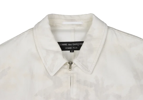 COMME des GARCONS HOMME PLUS Shirt Switching Camouflage Zip-up Blouson K-168603_003