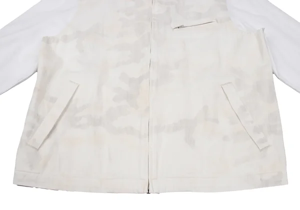 COMME des GARCONS HOMME PLUS Shirt Switching Camouflage Zip-up Blouson K-168603_008
