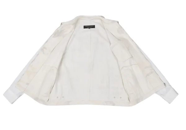 COMME des GARCONS HOMME PLUS Shirt Switching Camouflage Zip-up Blouson K-168603_010