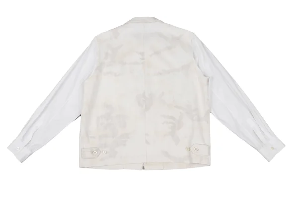 COMME des GARCONS HOMME PLUS Shirt Switching Camouflage Zip-up Blouson K-168603_011