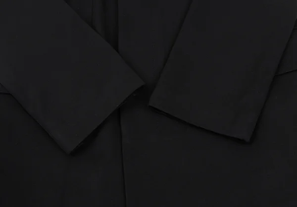 Yohji Yamamoto NOIR Wool Gabardine Fly Front Jacket K-168604_008