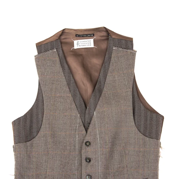 Maison Martin Margiela 0 10×10 Corso Como Artisanal Docking Reconstruction Vest K-168605_002