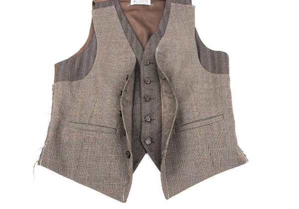 Maison Martin Margiela 0 10×10 Corso Como Artisanal Docking Reconstruction Vest K-168605_013