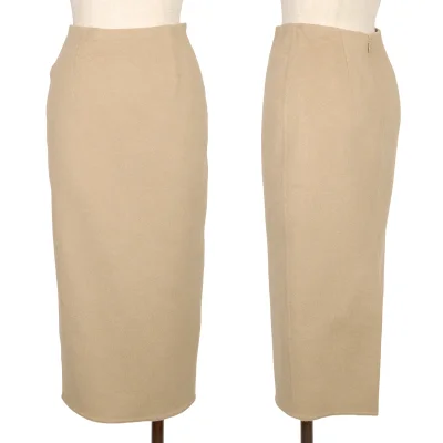 CELINE Baby Camel Hair Wool Skirt