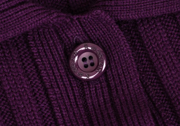 K OF KRIZIA Wool Rib Knit Cardigan K-168609_005