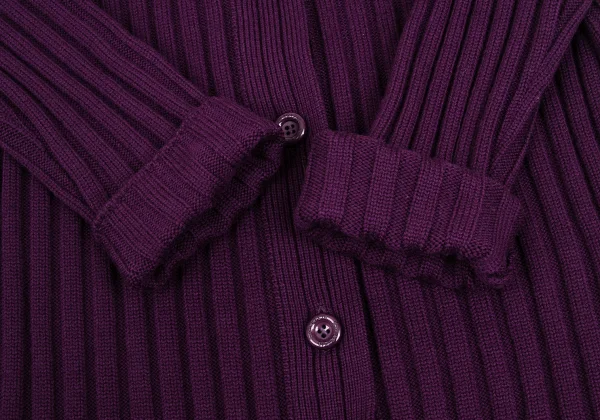 K OF KRIZIA Wool Rib Knit Cardigan K-168609_007