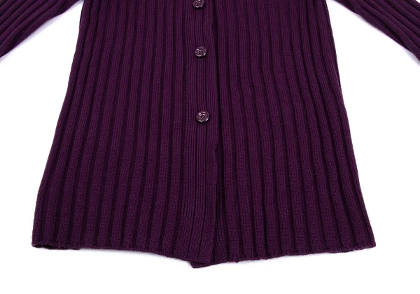 K OF KRIZIA Wool Rib Knit Cardigan K-168609_008