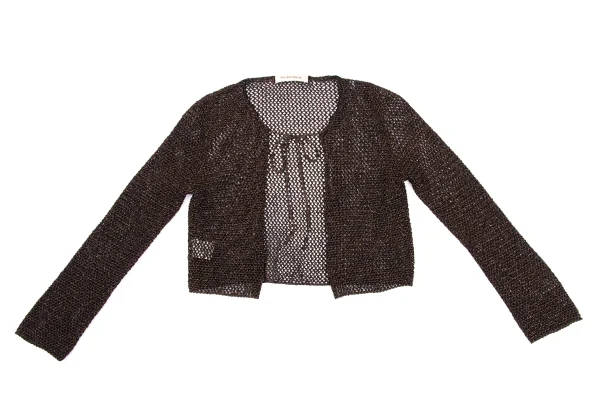 SEE BY CHLOE Low-gauge Glitter Short Knit Cardigan K-168610_002