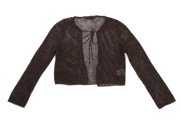 SEE BY CHLOE Low-gauge Glitter Short Knit Cardigan K-168610_010