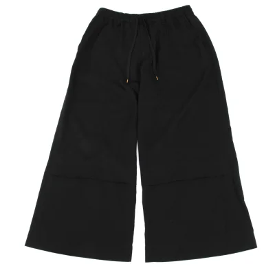 iroquois Poly Knee Switching Wide Easy Pants