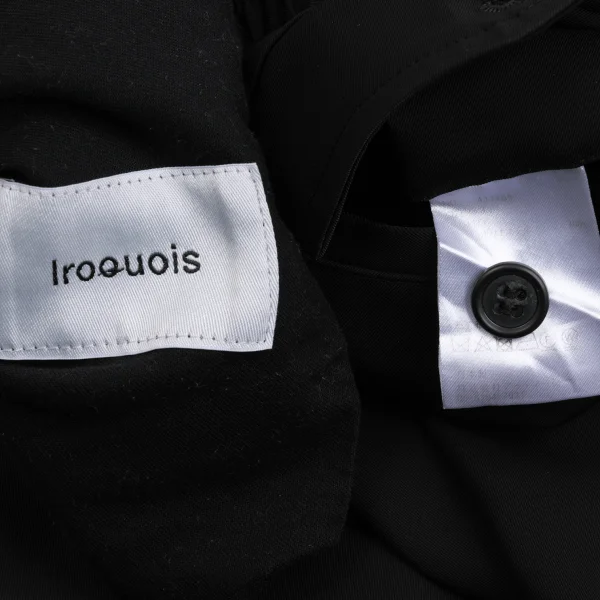 iroquois Poly Knee Switching Wide Easy Pants K-168611_019