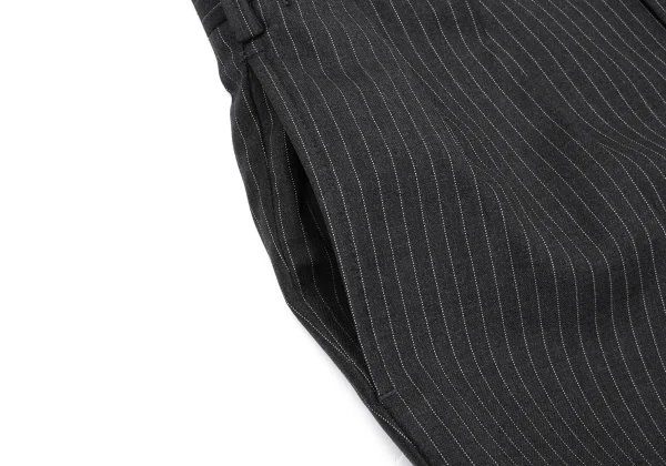 Unbranded Wool Pinstripe Tuck Pants K-168613_003