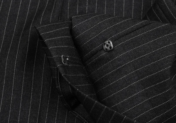 Unbranded Wool Pinstripe Tuck Pants K-168613_007