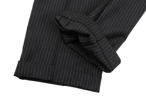 Unbranded Wool Pinstripe Tuck Pants K-168613_008