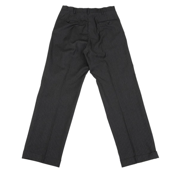 Unbranded Wool Pinstripe Tuck Pants K-168613_009