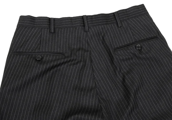 Unbranded Wool Pinstripe Tuck Pants K-168613_010