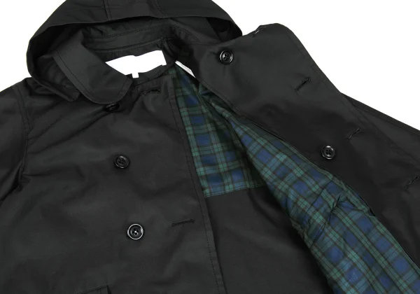 tao Cotton Poly Detachable Hooded Round-collar Double Coat K-168615_012