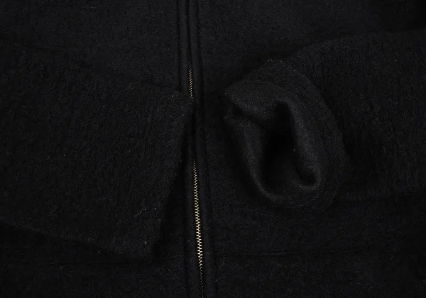 LIMI feu Wool Poly Boucle Long Zip Hoodie K-168620_006